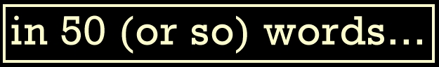 In 50 Words logo